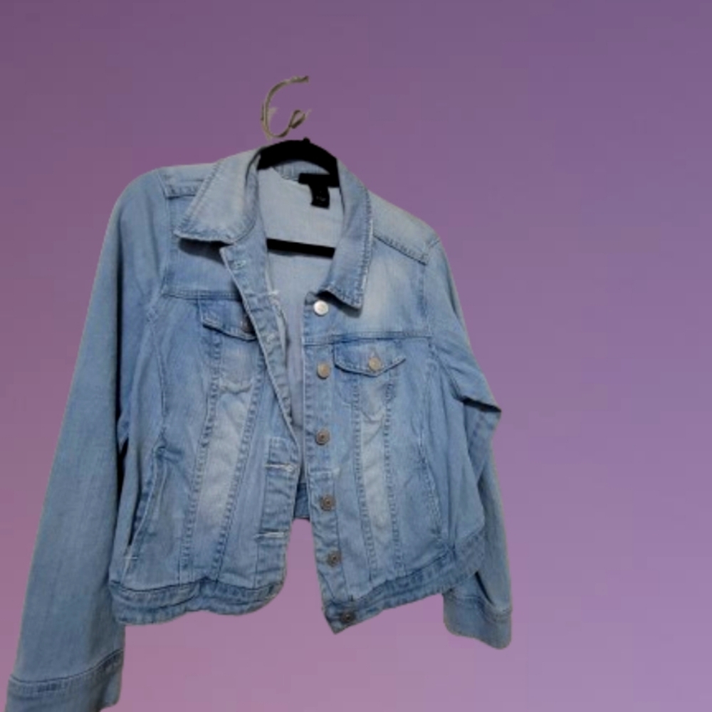 Lane Bryant Denim Jacket Size 14